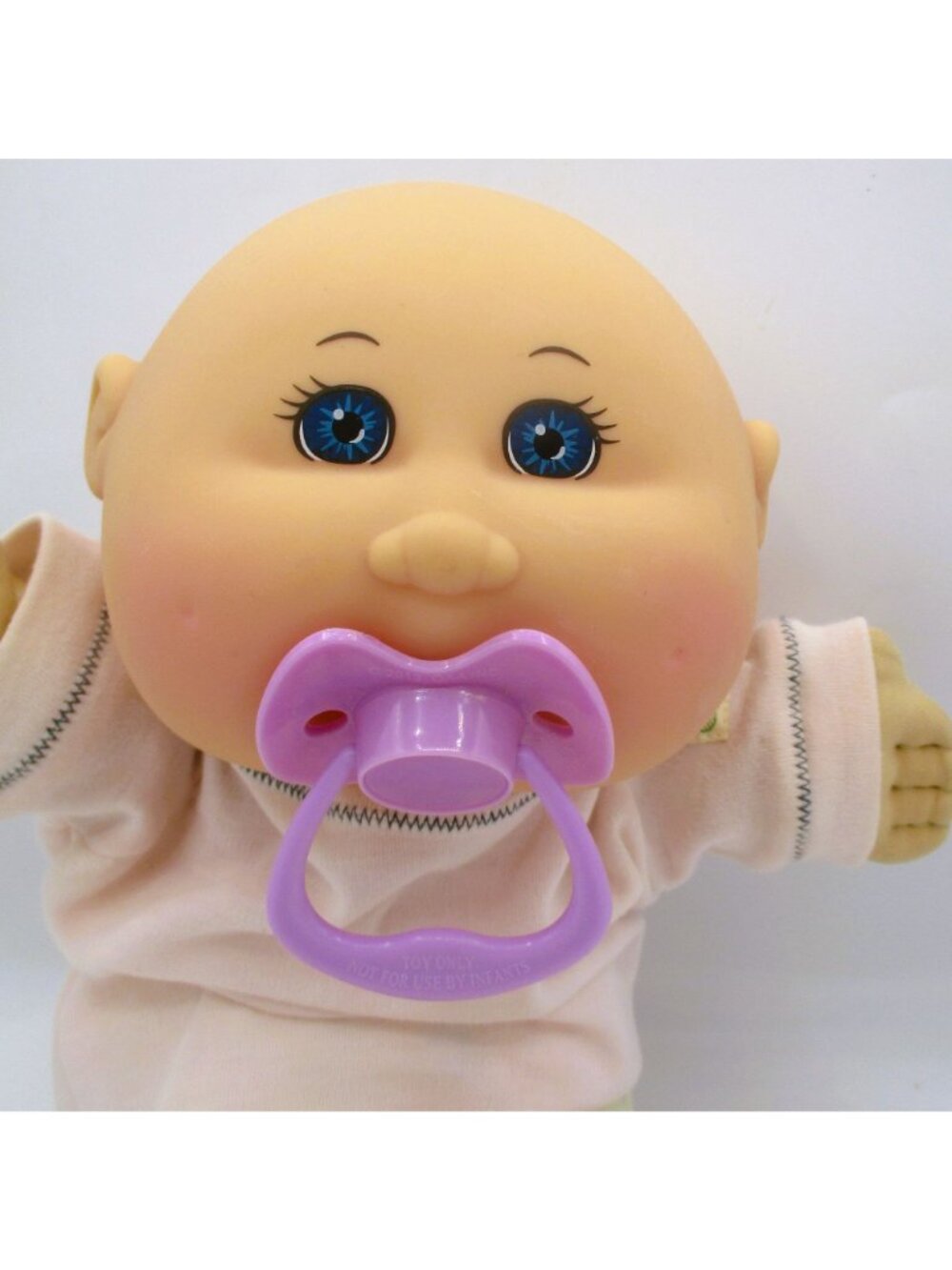2006 Play Along Cabbage Patch Kids PA 28 Paci Face Doll Baby 13" Blue Eyes Pacif